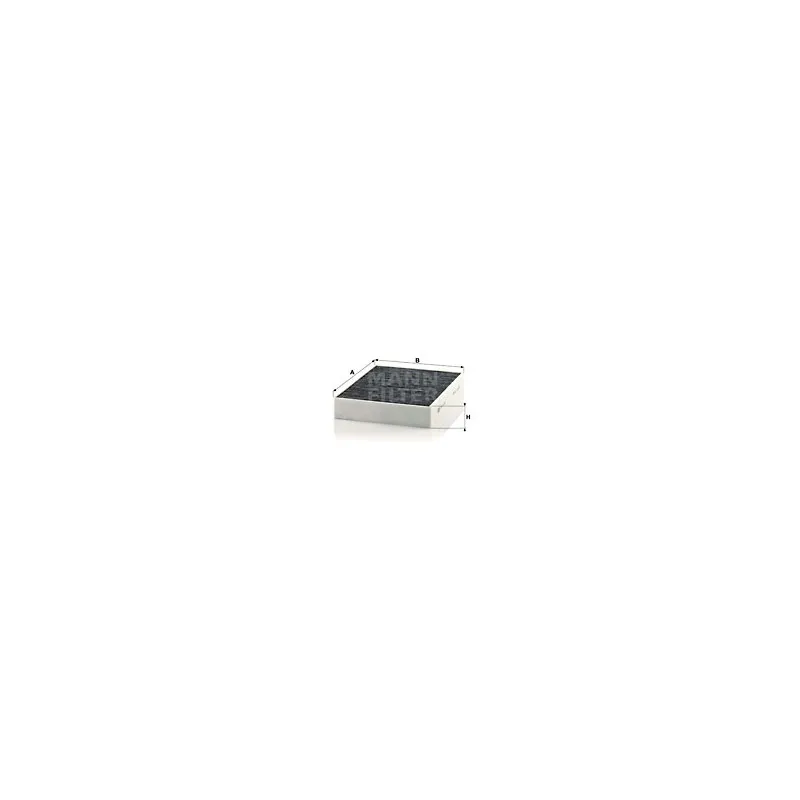 Filtre, air de l'habitacle MANN-FILTER CUK 25 001