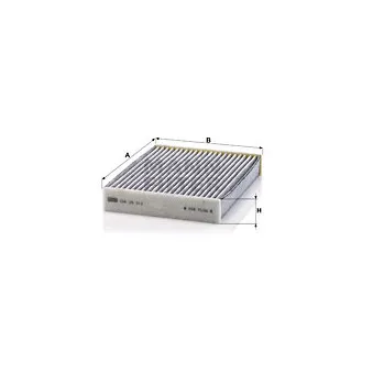Filtre, air de l'habitacle MANN-FILTER CUK 25 012