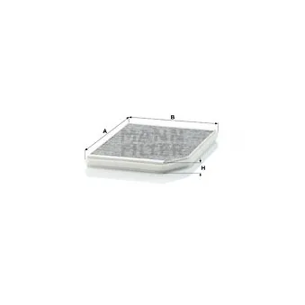 Filtre, air de l'habitacle MANN-FILTER CUK 2525