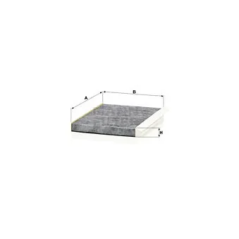 Filtre, air de l'habitacle MANN-FILTER CUK 2532