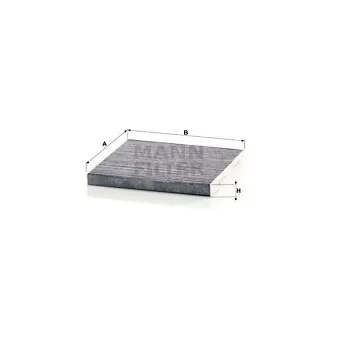 Filtre, air de l'habitacle MANN-FILTER CUK 2544
