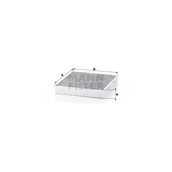 Filtre, air de l'habitacle MANN-FILTER CUK 2559