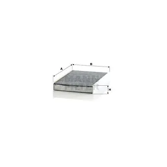 Filtre, air de l'habitacle MANN-FILTER CUK 26 006