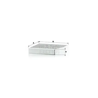Filtre, air de l'habitacle MANN-FILTER CUK 26 007
