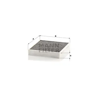 Filtre, air de l'habitacle MANN-FILTER CUK 26 010