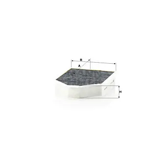 Filtre, air de l'habitacle MANN-FILTER CUK 26 011