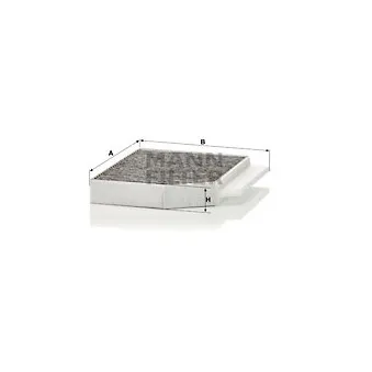 Filtre, air de l'habitacle MANN-FILTER CUK 26 023