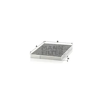 Filtre, air de l'habitacle MANN-FILTER CUK 2620