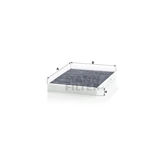 Filtre, air de l'habitacle MANN-FILTER CUK 2622