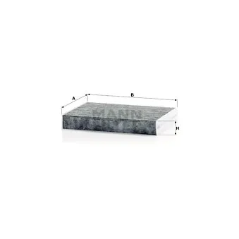 Filtre, air de l'habitacle MANN-FILTER CUK 27 009