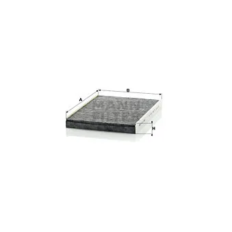 Filtre, air de l'habitacle MANN-FILTER CUK 2862