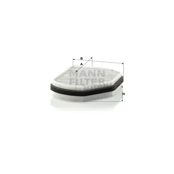 Filtre, air de l'habitacle MANN-FILTER CUK 2897