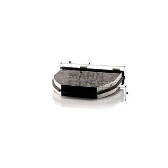 Filtre, air de l'habitacle MANN-FILTER CUK 29 005