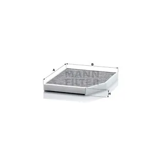 Filtre, air de l'habitacle MANN-FILTER CUK 29 007