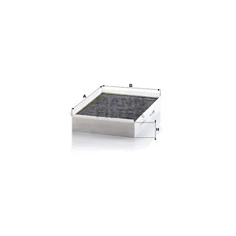 Filtre, air de l'habitacle MANN-FILTER CUK 2950