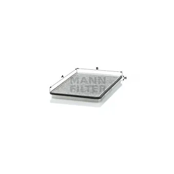 Filtre, air de l'habitacle MANN-FILTER CUK 3032