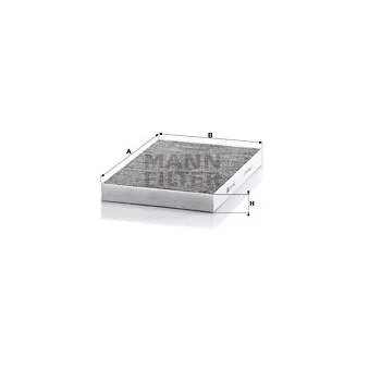 Filtre, air de l'habitacle MANN-FILTER CUK 3037