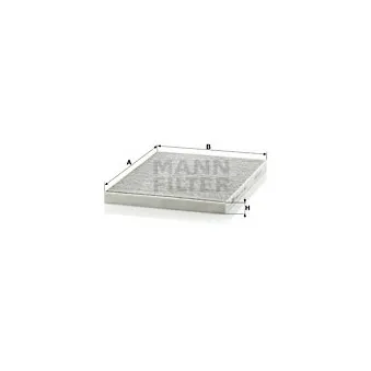 Filtre, air de l'habitacle MANN-FILTER CUK 3042