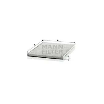 Filtre, air de l'habitacle MANN-FILTER CUK 3059
