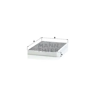 Filtre, air de l'habitacle MANN-FILTER CUK 31 003