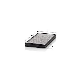 Filtre, air de l'habitacle MANN-FILTER CUK 3124-2