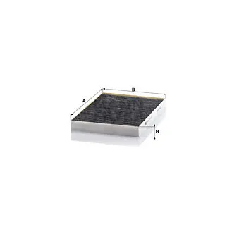 Filtre, air de l'habitacle MANN-FILTER CUK 3137