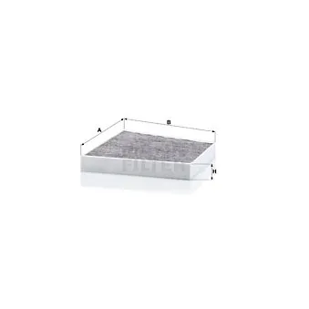 Filtre, air de l'habitacle MANN-FILTER CUK 3172