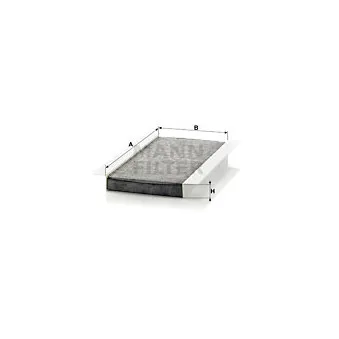 Filtre, air de l'habitacle MANN-FILTER CUK 3337