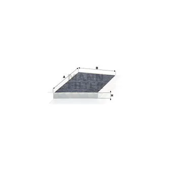 Filtre, air de l'habitacle MANN-FILTER CUK 3461