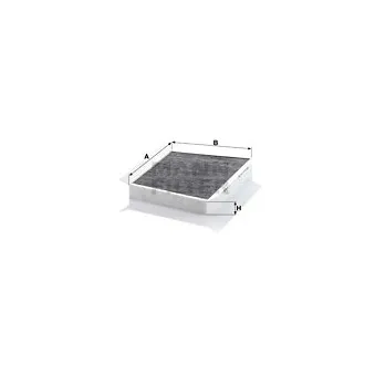 Filtre, air de l'habitacle MANN-FILTER CUK 3461/1