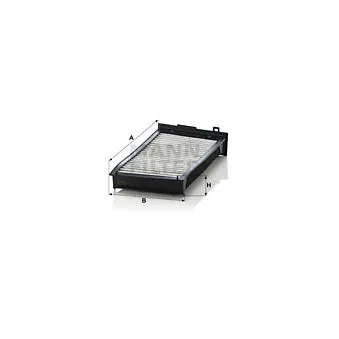 Filtre, air de l'habitacle MANN-FILTER CUK 3518