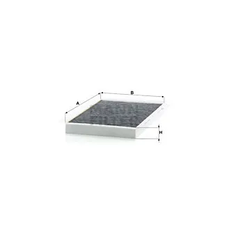 Filtre, air de l'habitacle MANN-FILTER CUK 3569