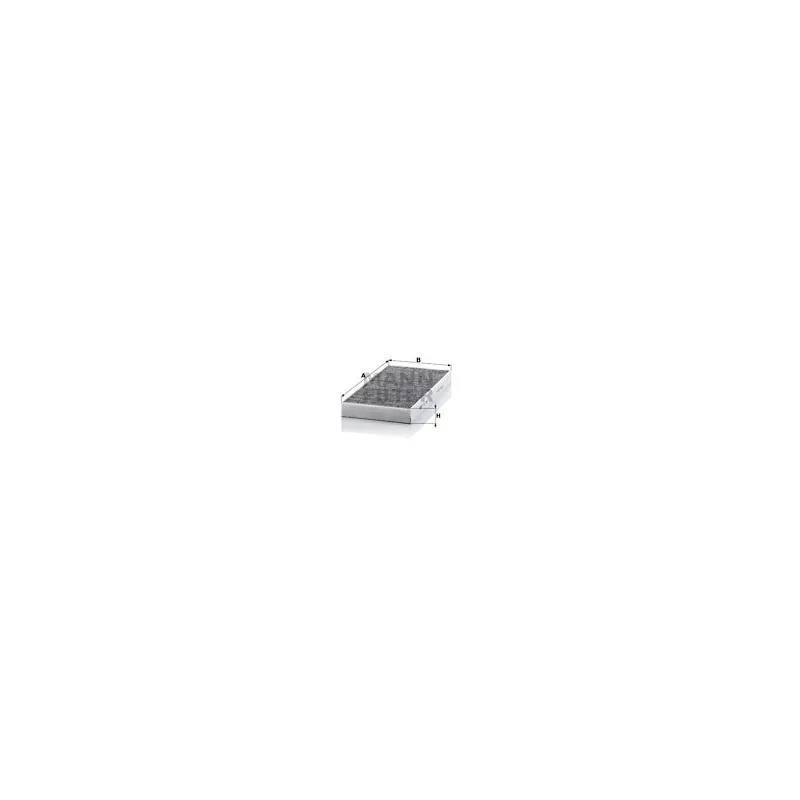 Filtre, air de l'habitacle MANN-FILTER CUK 3621