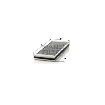 Filtre, air de l'habitacle MANN-FILTER CUK 3840