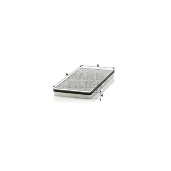Filtre, air de l'habitacle MANN-FILTER CUK 3858
