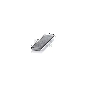 Filtre, air de l'habitacle MANN-FILTER CUK 5257