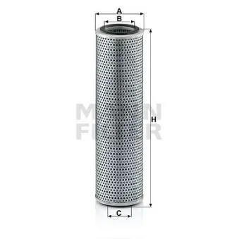 Filtre, système hydraulique de travail MANN-FILTER H 1070