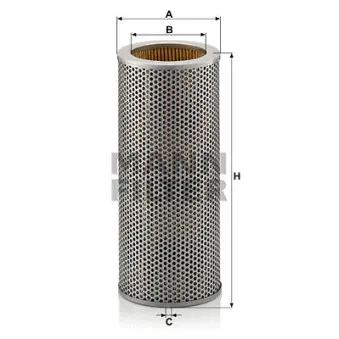Filtre, système hydraulique de travail MANN-FILTER H 13 104