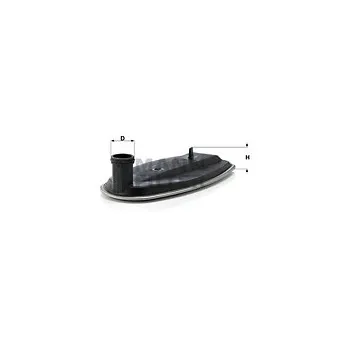 Filtre hydraulique, boîte automatique MANN-FILTER H 182 KIT