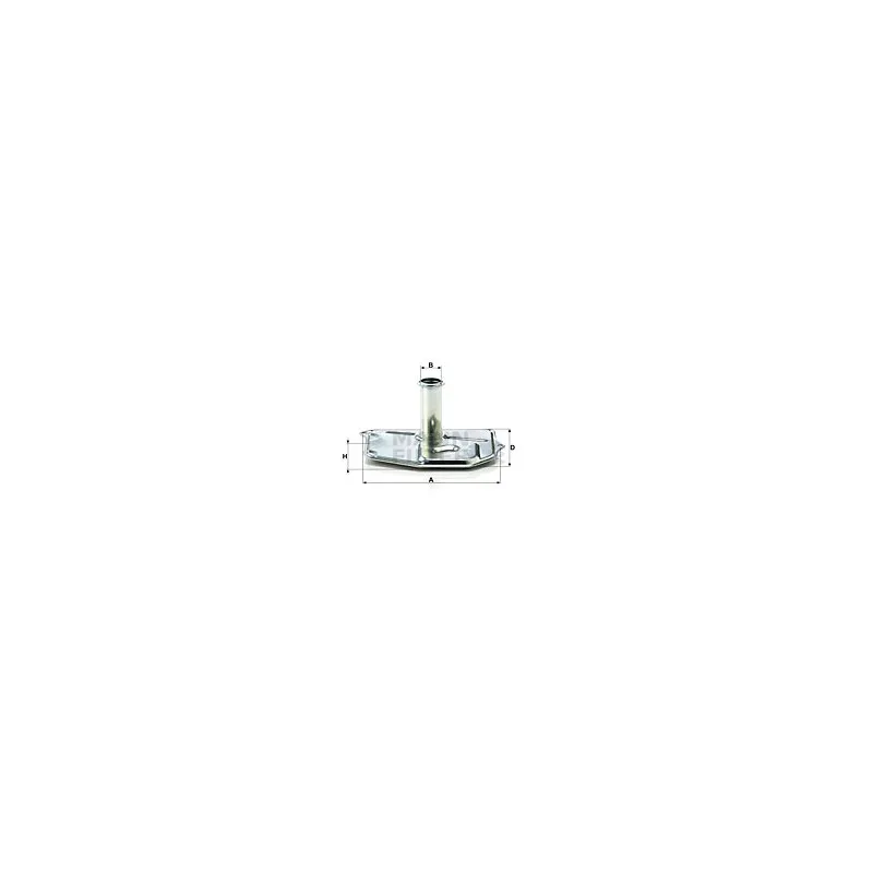 Filtre hydraulique, boîte automatique MANN-FILTER H 187/1 KIT