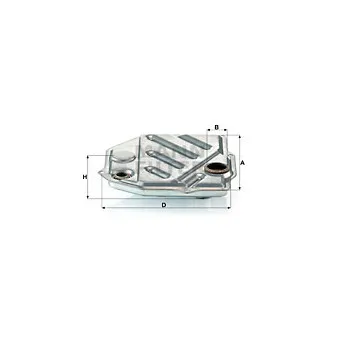 Filtre hydraulique, boîte automatique MANN-FILTER H 1914/1 KIT