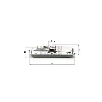 Filtre hydraulique, boîte automatique MANN-FILTER