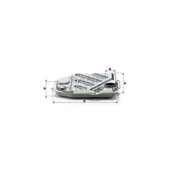 Filtre hydraulique, boîte automatique MANN-FILTER H 2014 n KIT