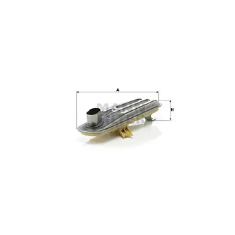 Filtre hydraulique, boîte automatique MANN-FILTER H 212 x KIT