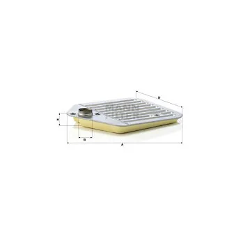 Filtre hydraulique, boîte automatique MANN-FILTER H 2425 x KIT