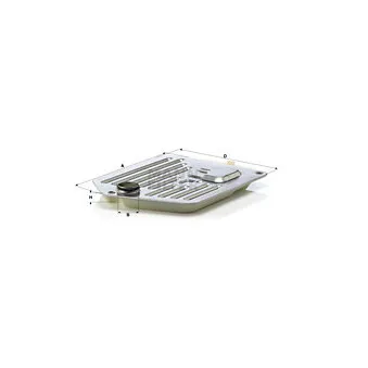 Filtre hydraulique, boîte automatique MANN-FILTER H 2522/1 x KIT