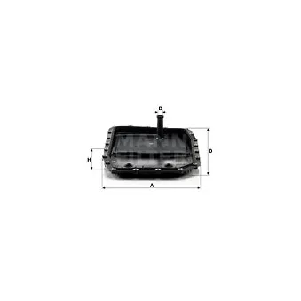 Carter d'huile, boîte automatique MANN-FILTER H 50 002