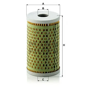 Filtre à huile MANN-FILTER H 601