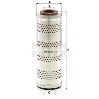 Filtre, système hydraulique de travail MANN-FILTER H 7009