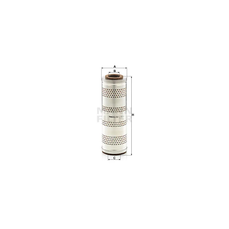Filtre, système hydraulique de travail MANN-FILTER H 7009
